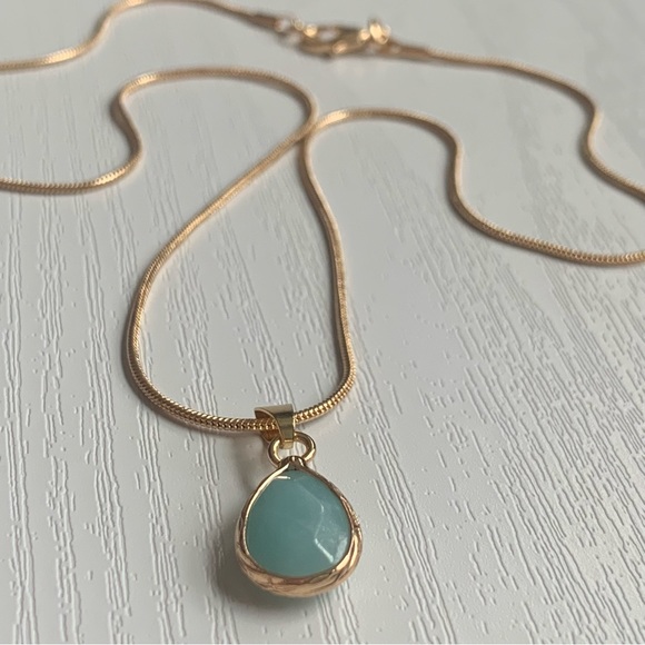 • NEW! Dainty Amazonite Necklace • - Picture 12 of 14